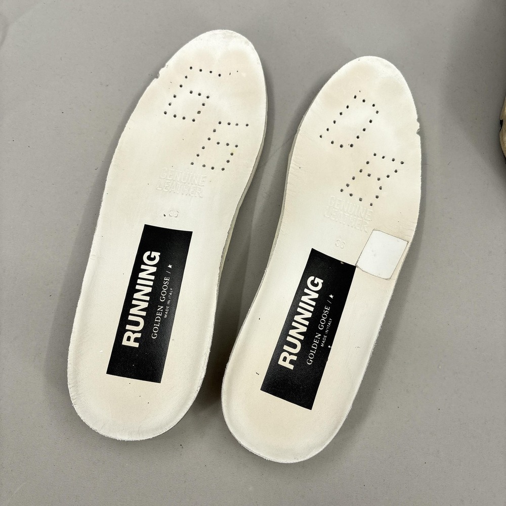 Golden Goose Running Sole Shoes Womens Size 6 Zebra Leopard Pony Hair Sneakers - Picture 15 of 16